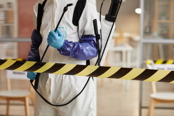 Professional Biohazard Cleanup technician working in Clermont, FL